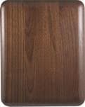 9" x 12" Genuine Walnut Eliptical Edge Round Corner Plaque