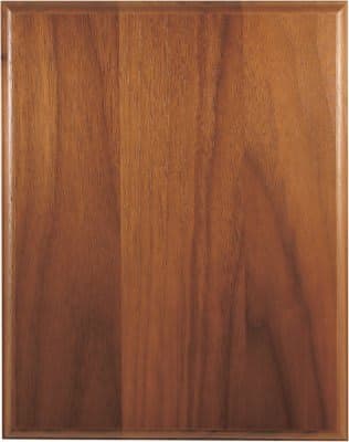 6" x 8" Genuine Walnut Step Edge Plaque