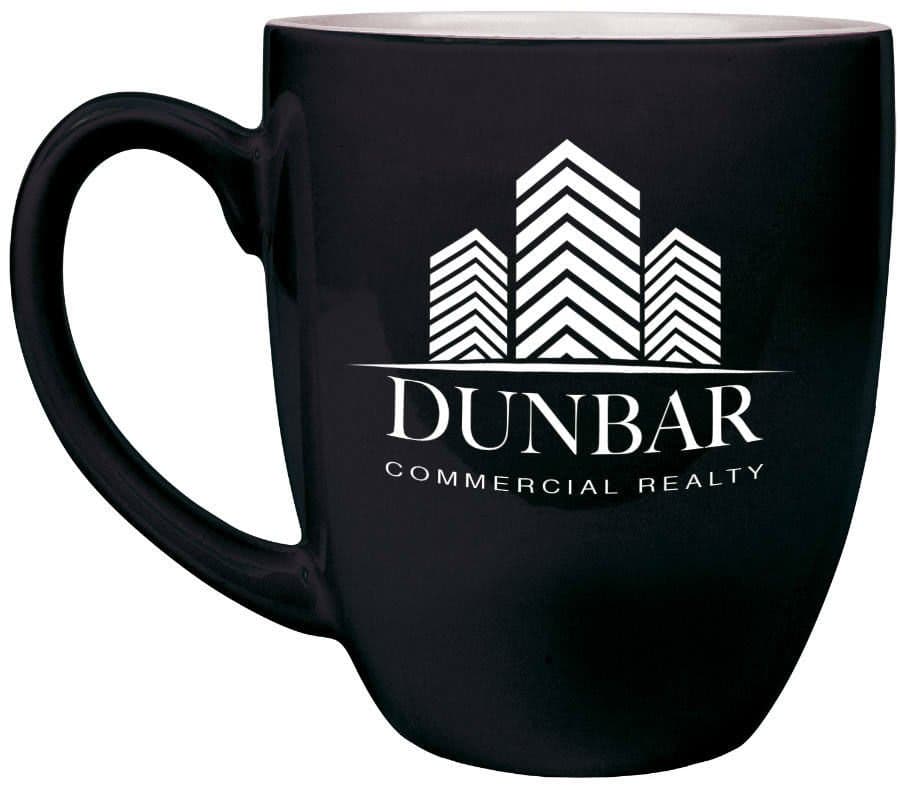 16 oz. Black Ceramic Bistro Mug