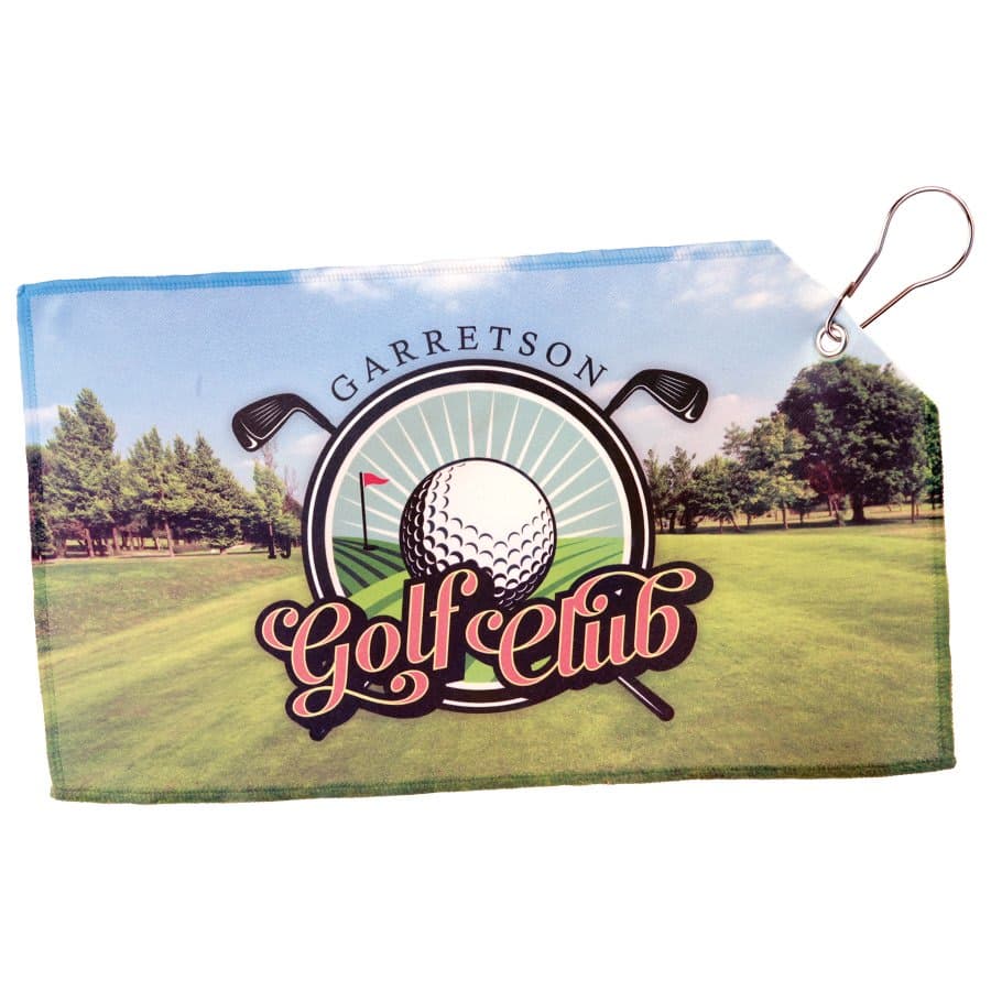 2-Sided Small Microfiber Golf Towel