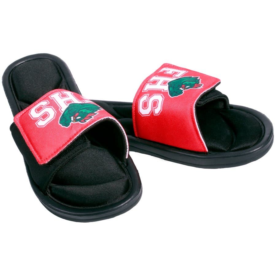 Small Slide-On Sandal with Memory Foam and Adjustable Strap