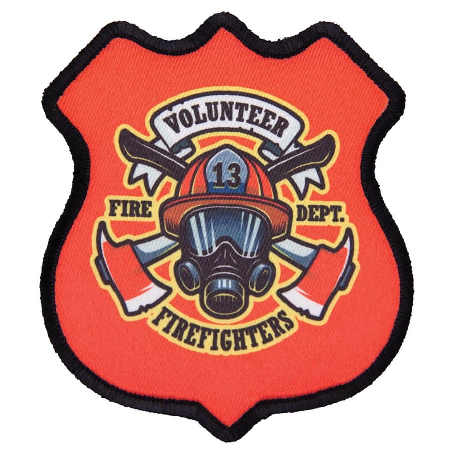 4 Point Shield Patch with Black Stitched Border