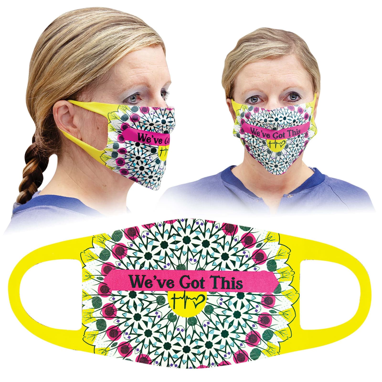 Single Layer White Face Mask