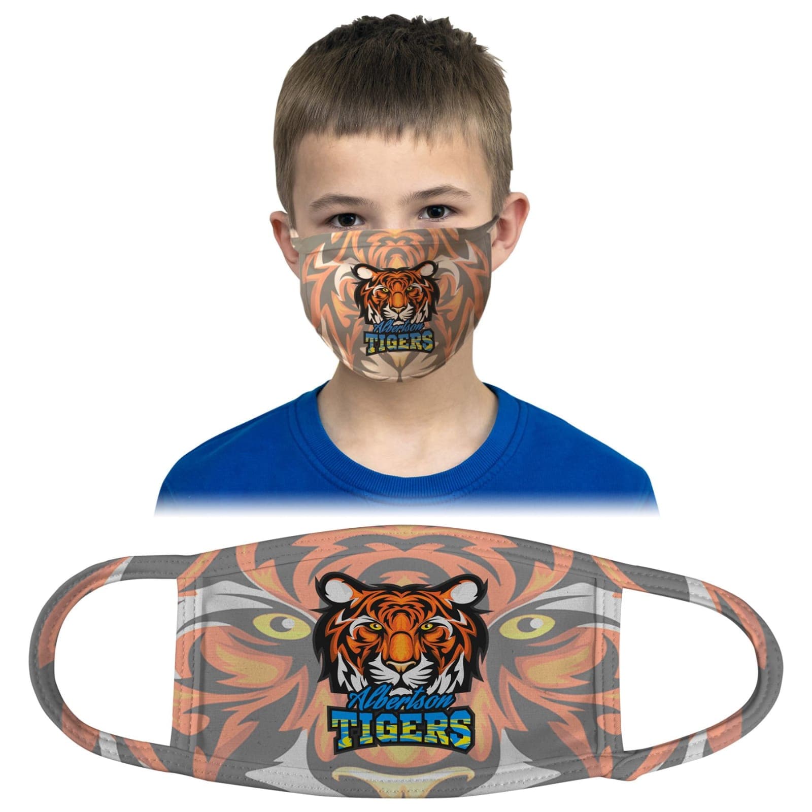 2-Ply White Child Size Face Mask