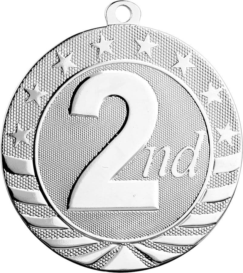 2nd Place Starbrite Medal (Silver only)