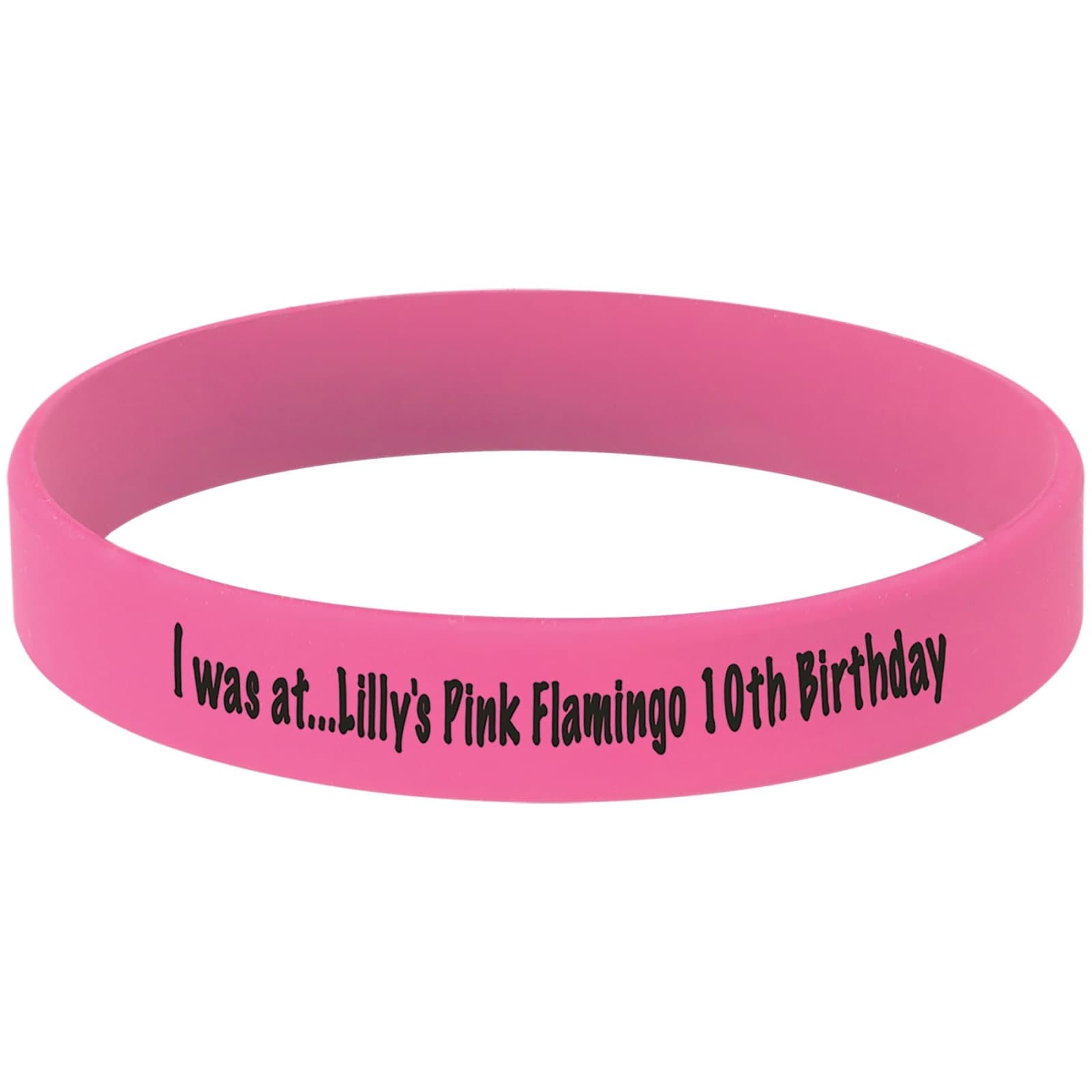 Pink Silicone Bracelet