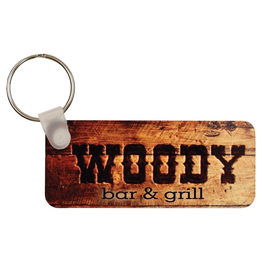 2-Sided Gloss Aluminum Keychain