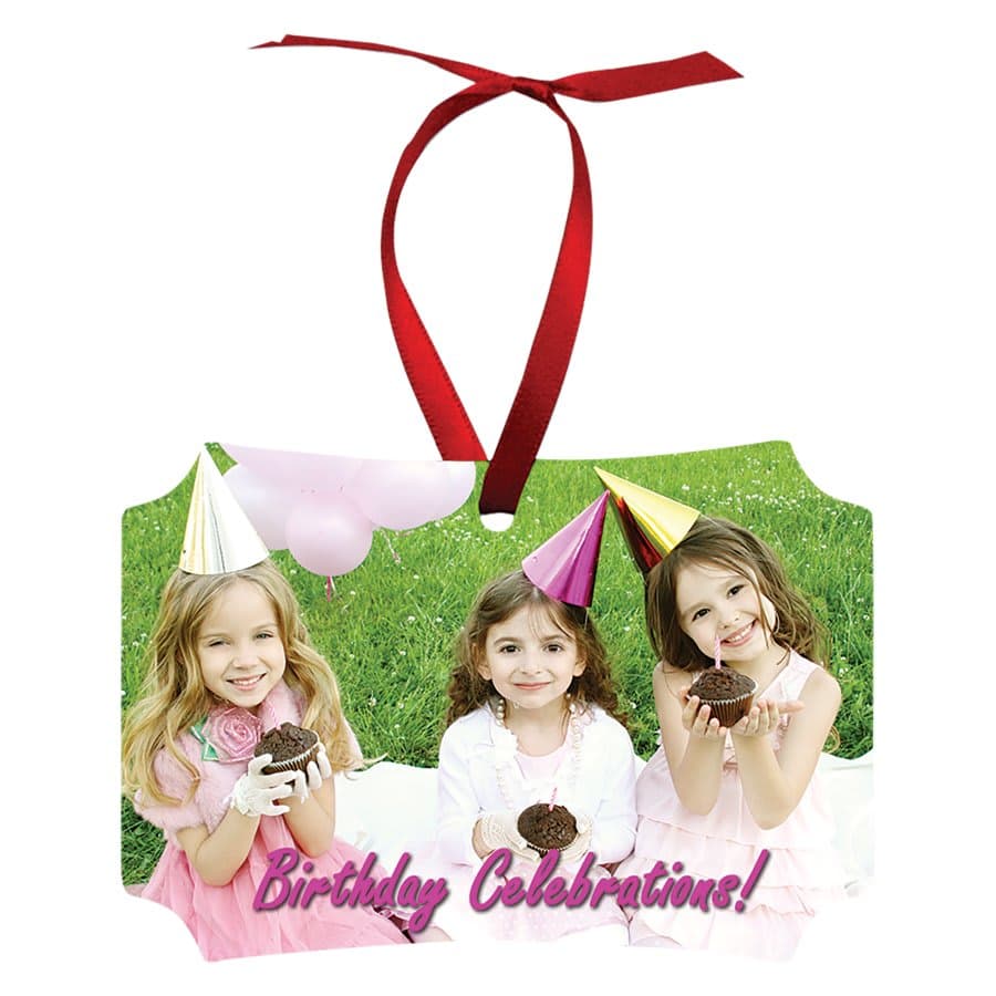 2-Sided Gloss Aluminum Berlin Ornament