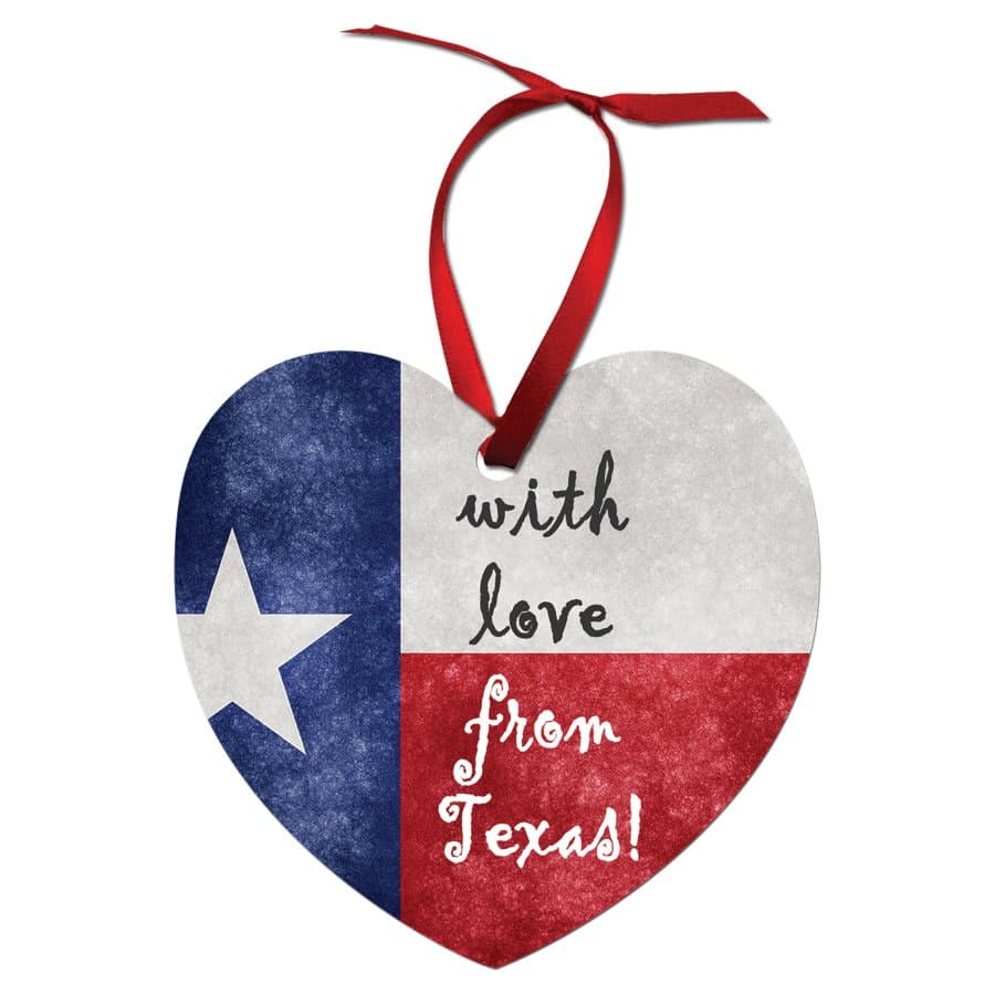 2-Sided Gloss Aluminum Heart Ornament