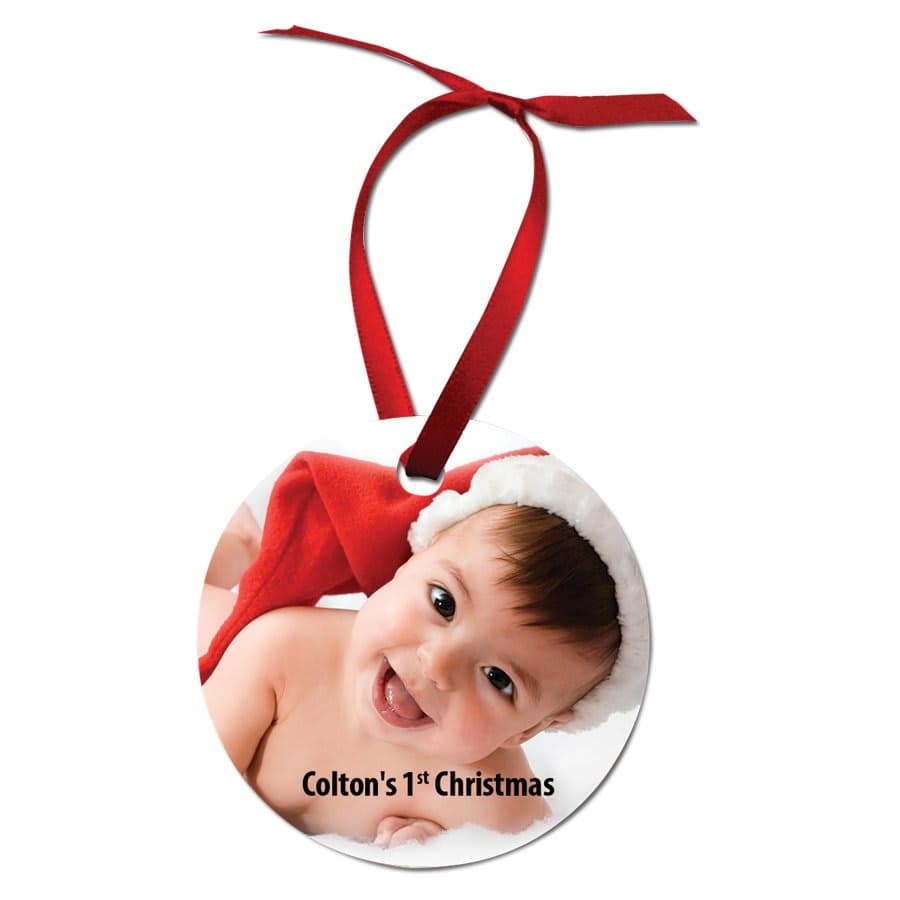 1-Sided Semi-Gloss Round Ornament