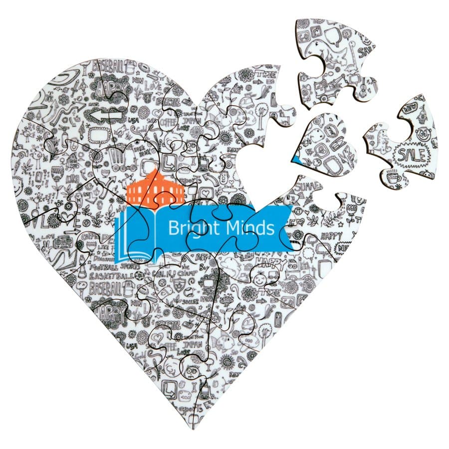 23-Piece Heart Puzzle