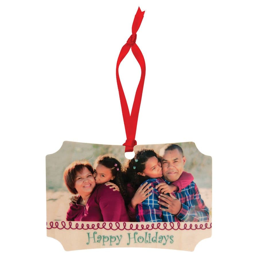1-Sided Matte Maple Berlin Ornament