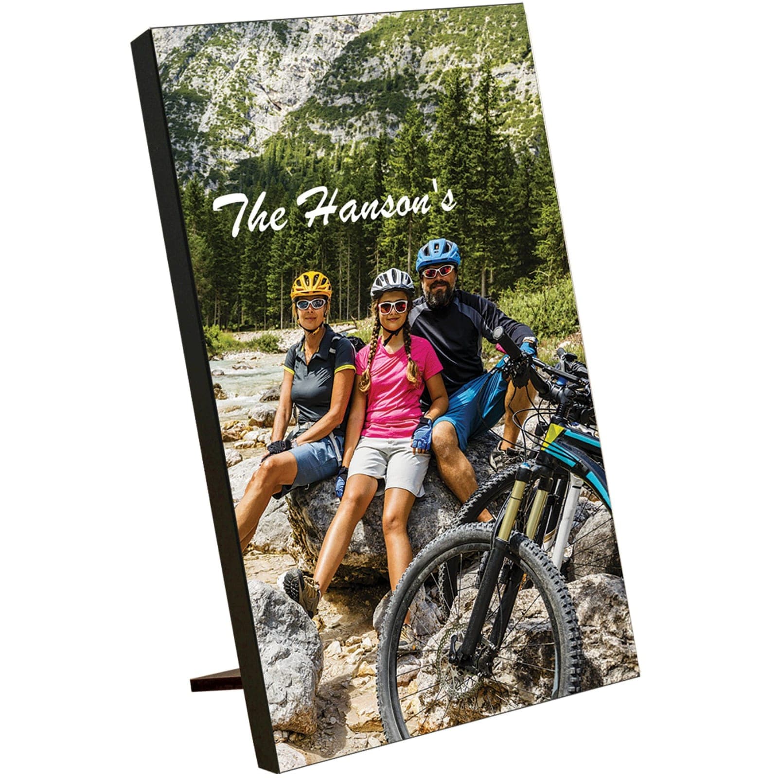 Textured Photo Panel with Kickstand and Keyholes