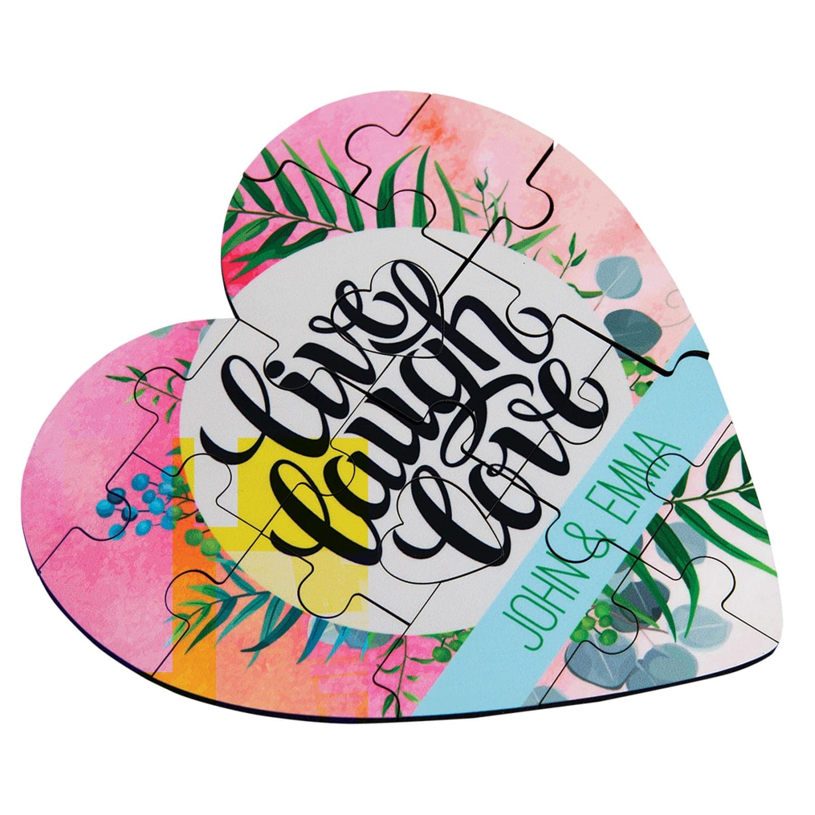 16-Piece Heart Puzzle
