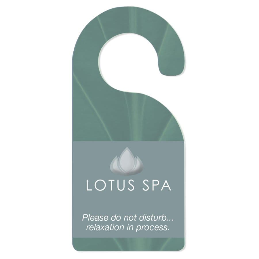 2-Sided Gloss Door Hanger