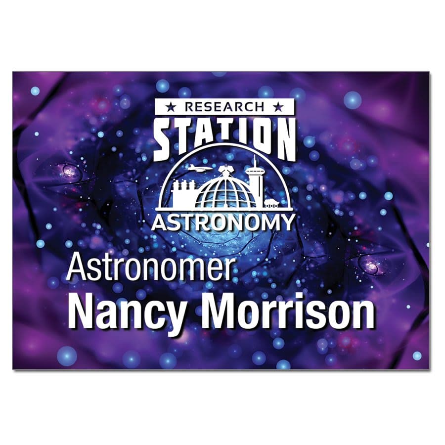 Aluminum Rectangle Name Badge