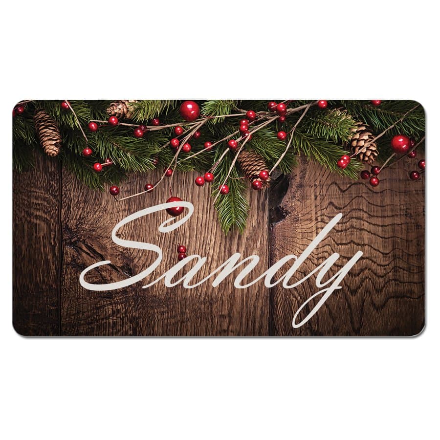1-Sided Aluminum Rectangle Name Badge