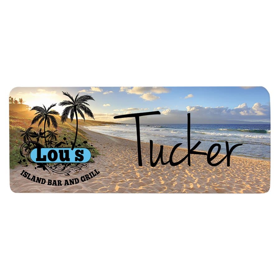 1-Sided Aluminum Name Badge