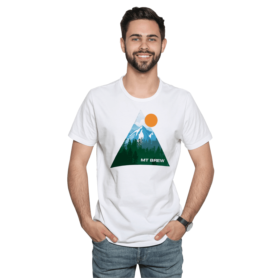 Men's Basic T-White
