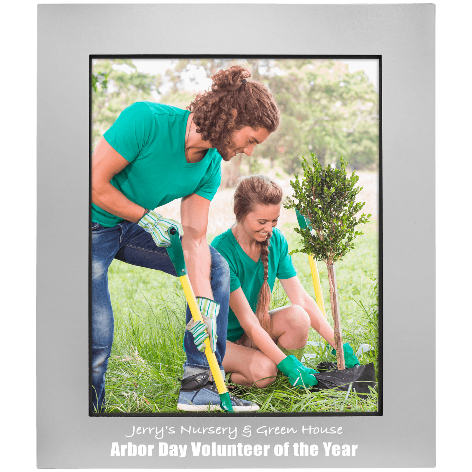 Gray Anodized Aluminum Photo Frame