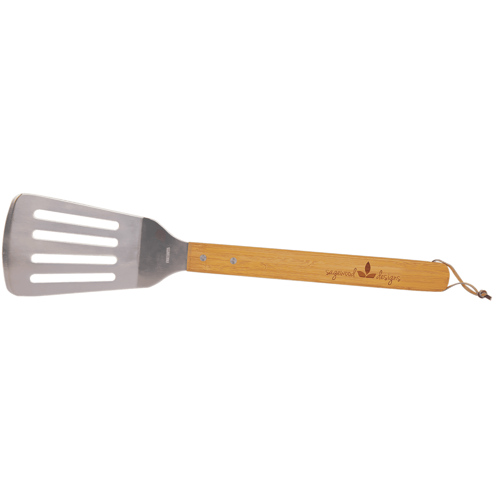 Stainless Steel BBQ Spatula wth Bamboo Handle