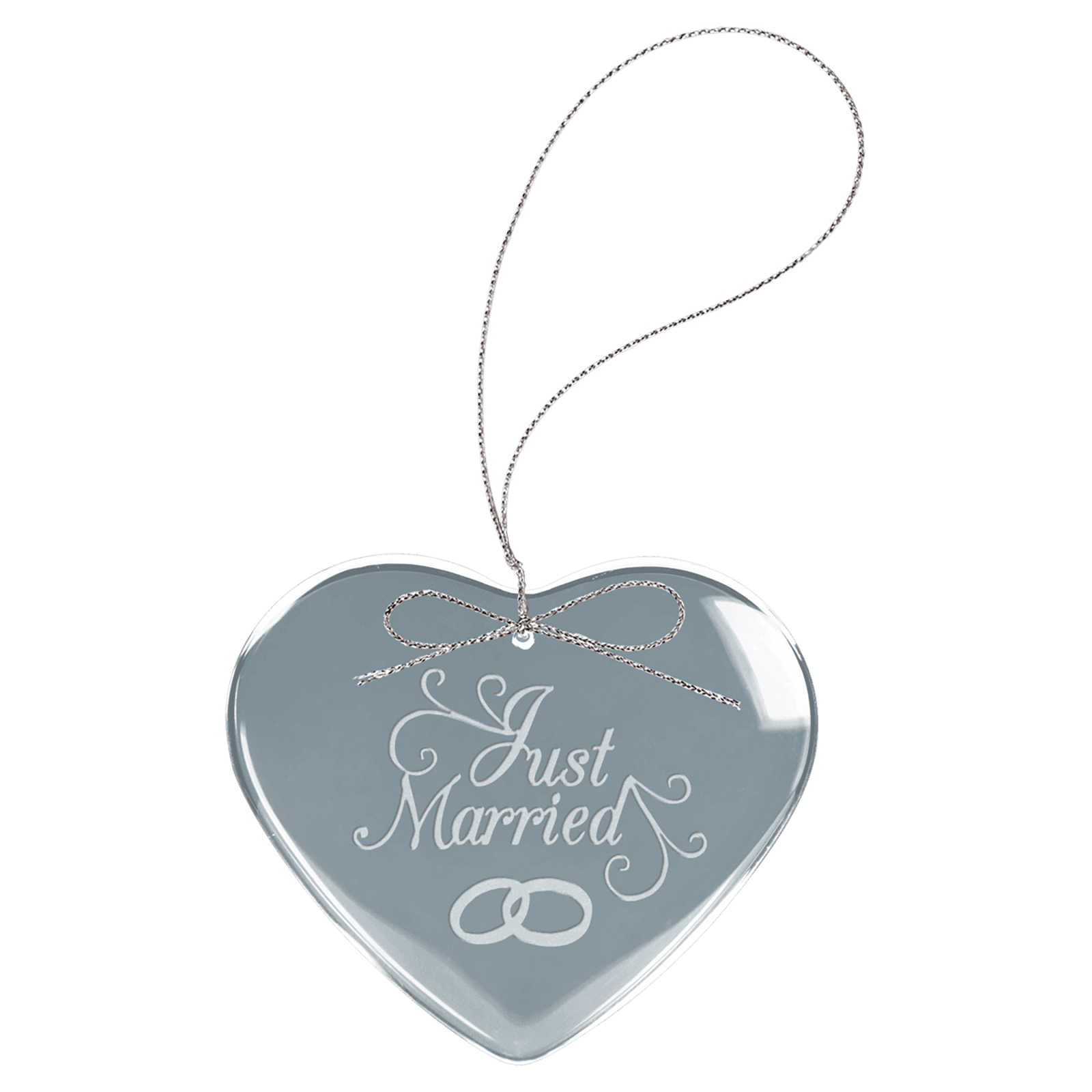 Heart Premier Glass Ornament