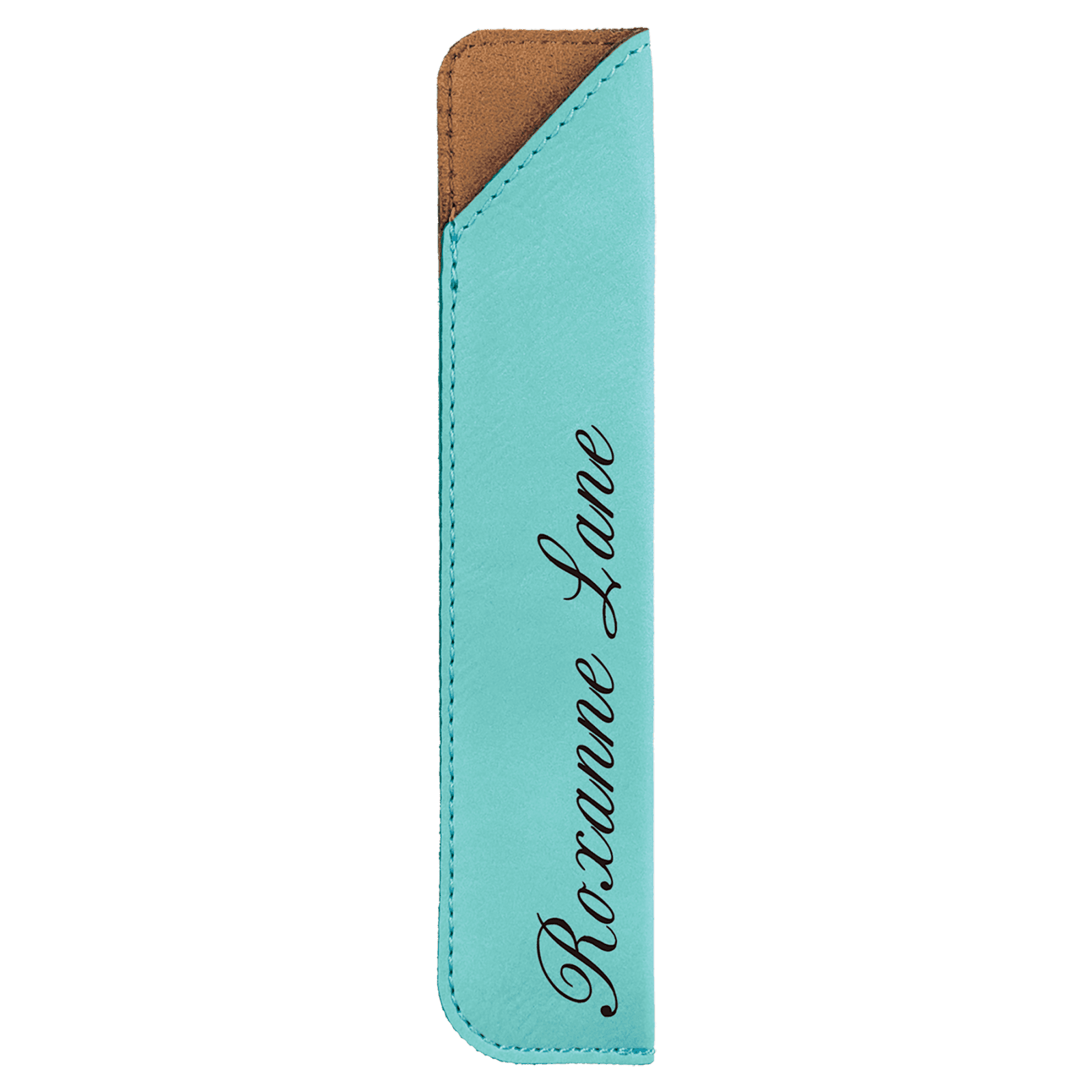 Teal Leatherette Pen Sleeve