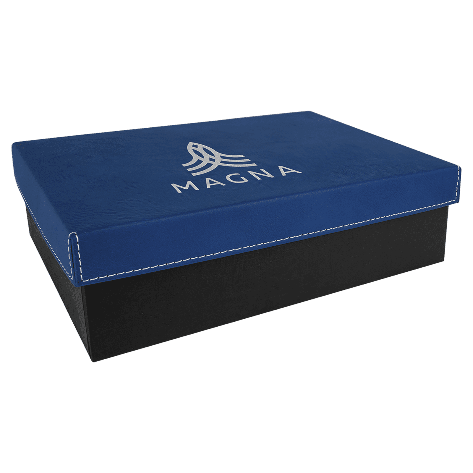 Blue/Silver Leatherette Gift Box