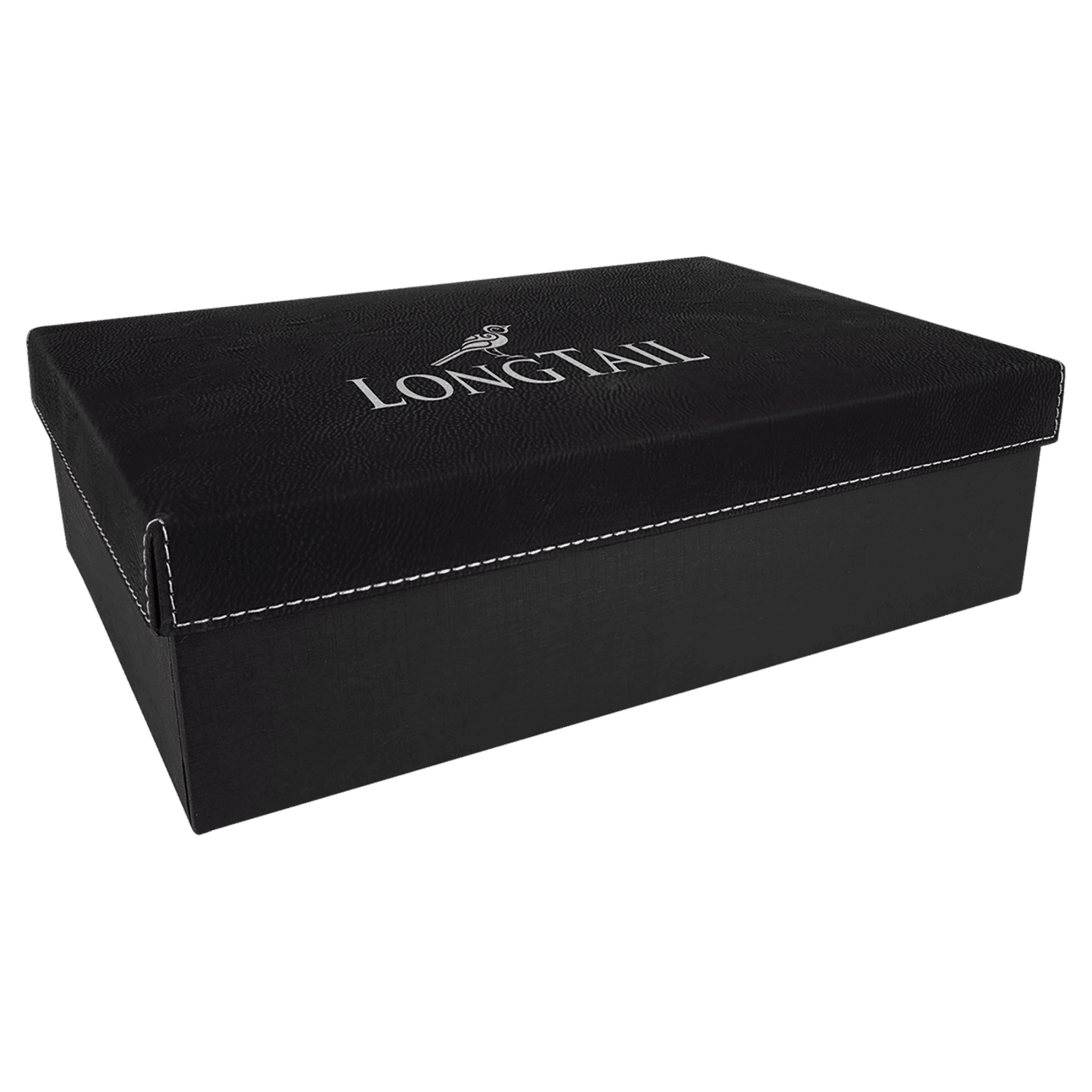 Black/Silver Leatherette Gift Box