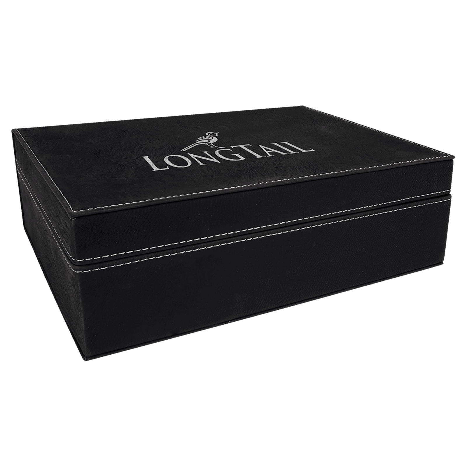 Black/Silver Leatherette Gift Box