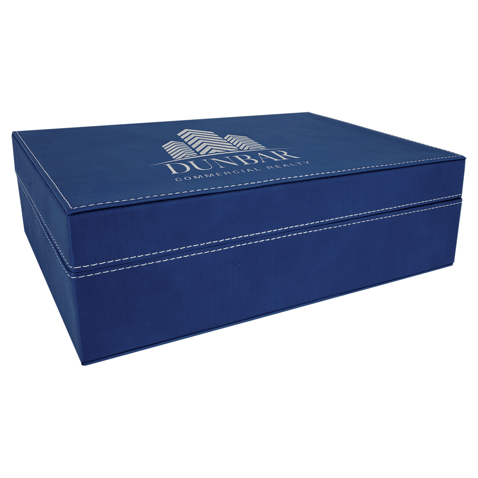 Blue/Silver Leatherette Gift Box