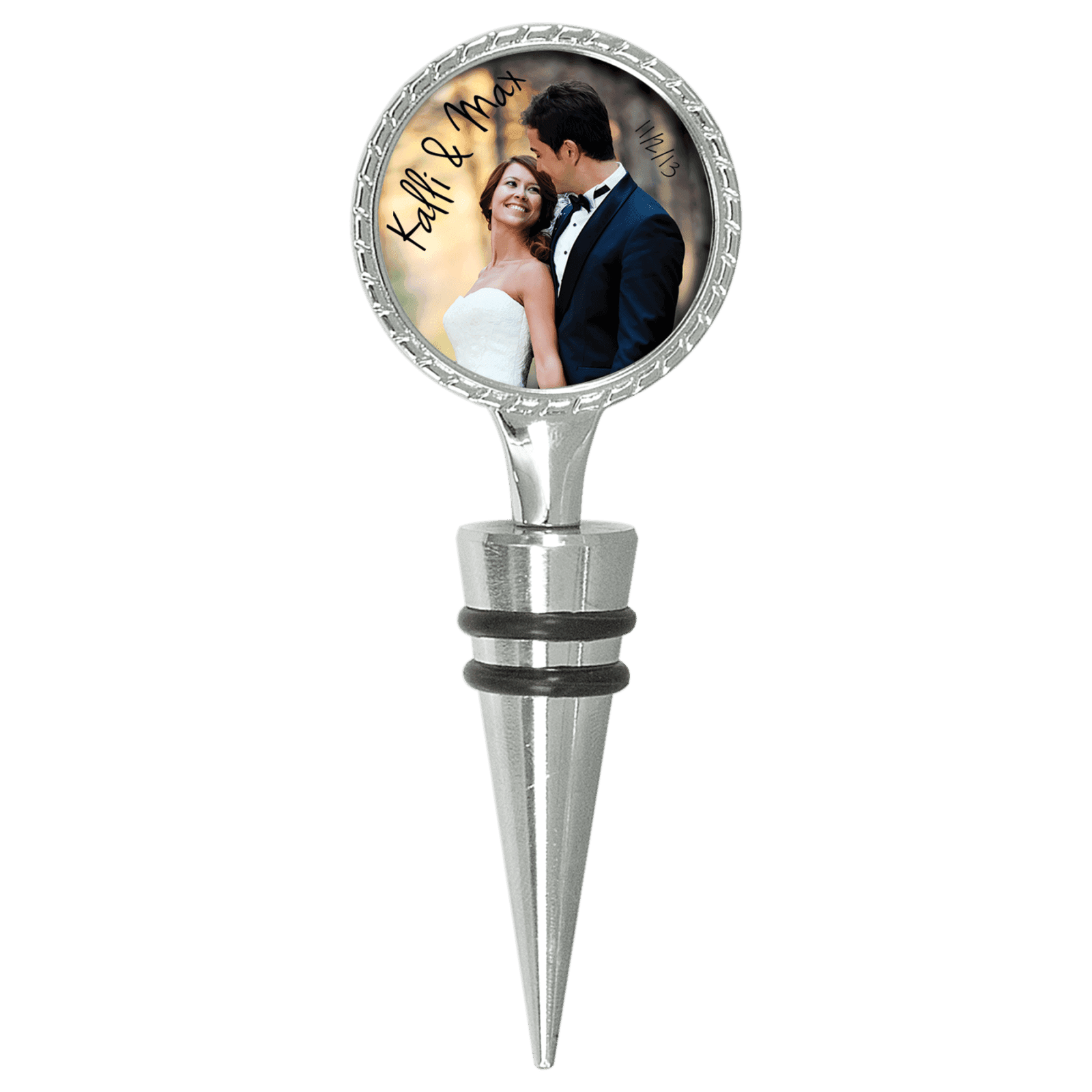 2-Sided Wine Stopper with 1 1/2" Insert