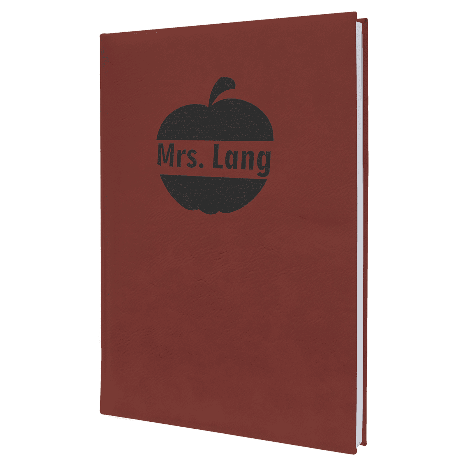 Rose Lasered Leatherette Journal with Lined Paper