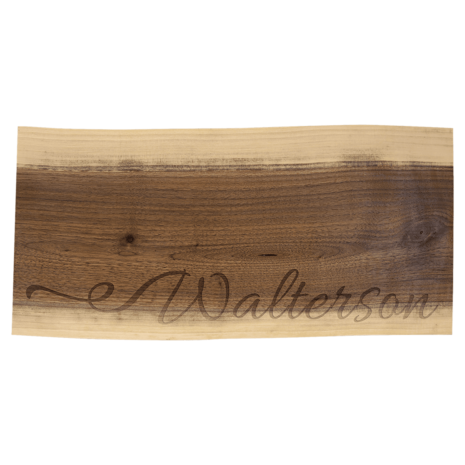 Natural Black Walnut Cutting and Charcuterie Board