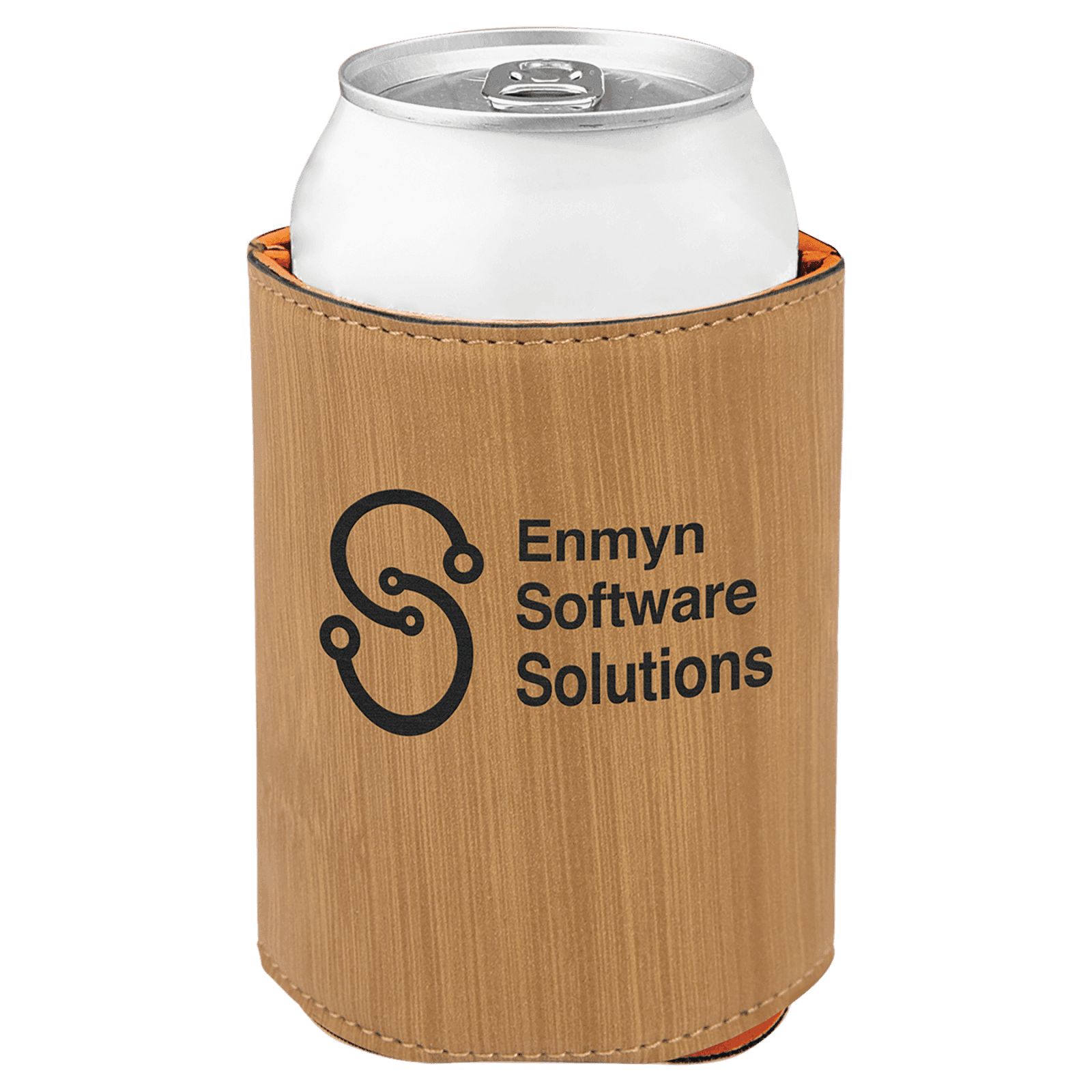 Bamboo Leatherette Beverage Holder