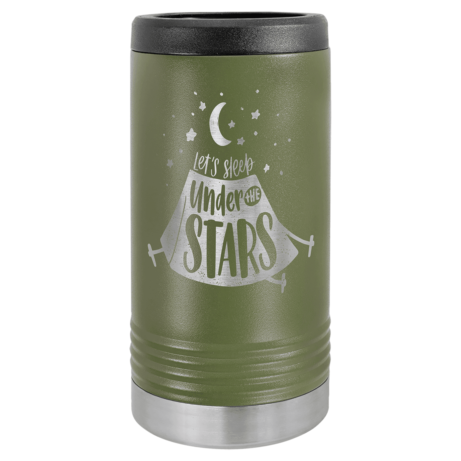 Olive Green Polar Camel Slim Beverage Holder