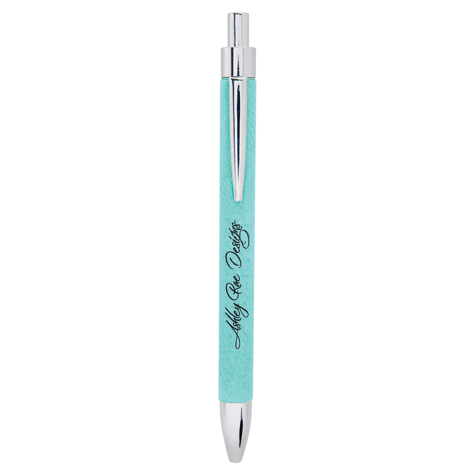 Teal Leatherette Pen