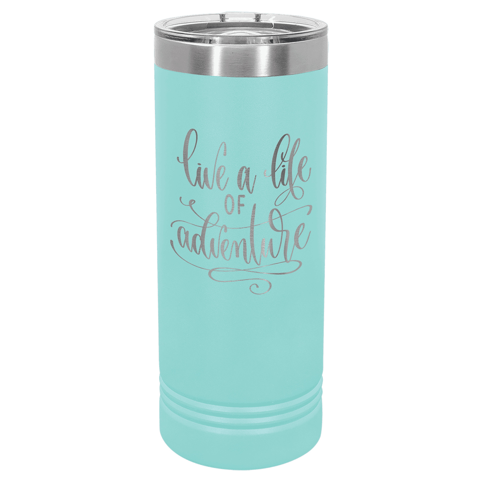 Teal 22 oz. Polar Camel Skinny Tumbler with Slider Lid