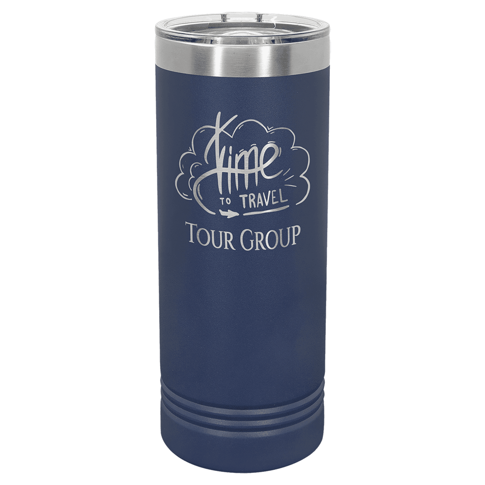 Navy Blue 22 oz. Polar Camel Skinny Tumbler with Slider Lid