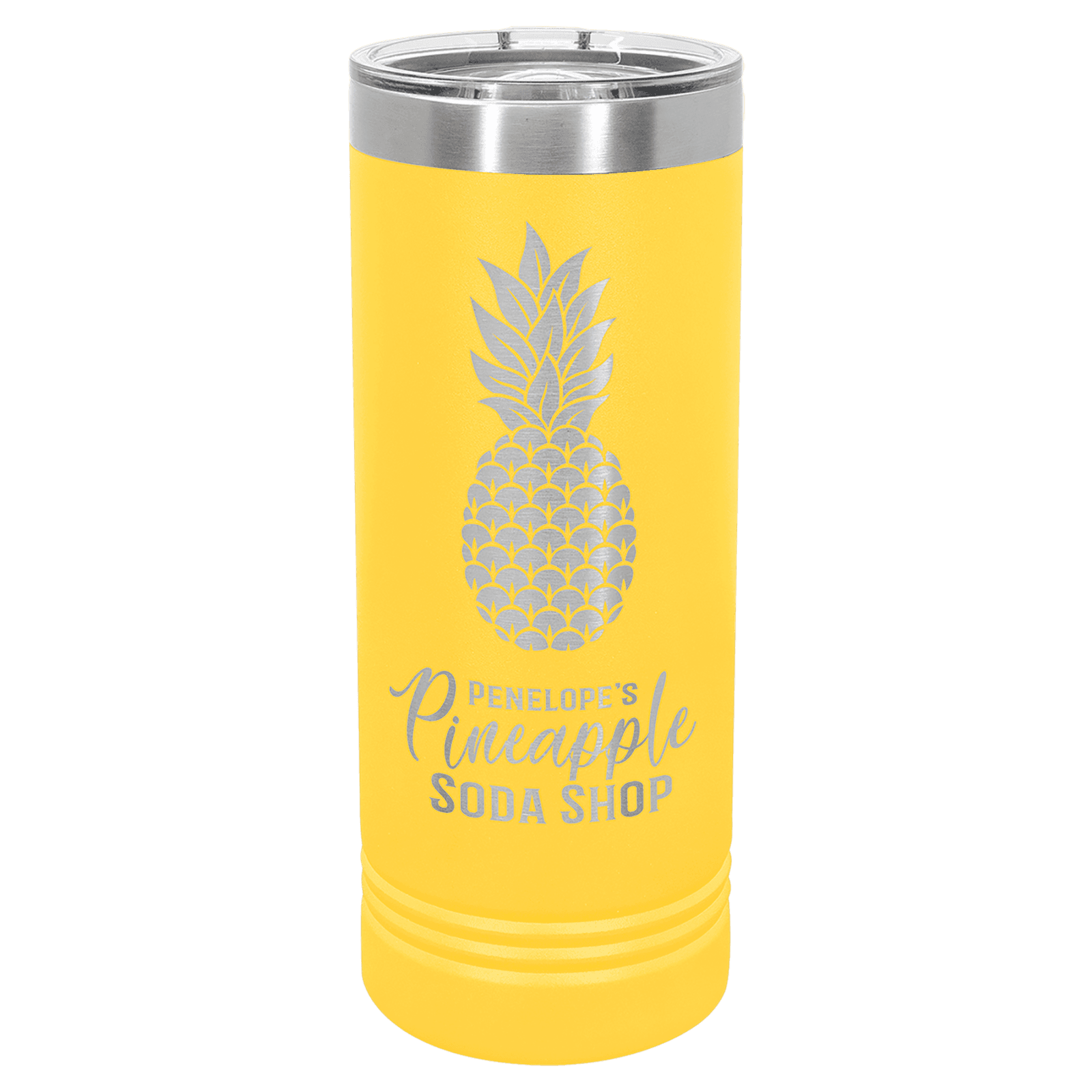 Yellow 22 oz. Polar Camel Skinny Tumbler with Slider Lid