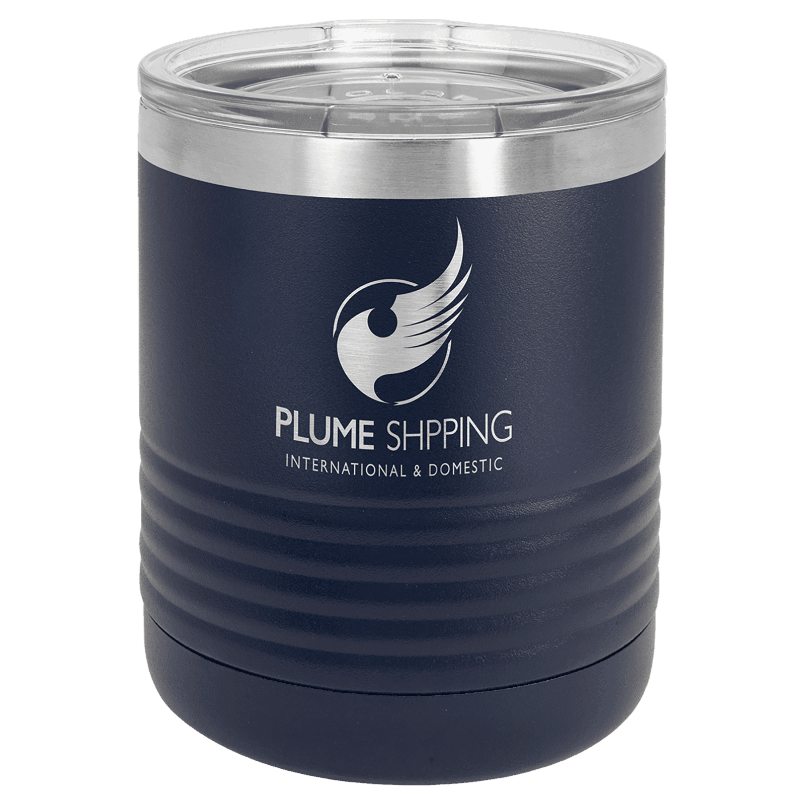 Navy Blue 10 oz. Polar Camel Tumbler with Clear Lid