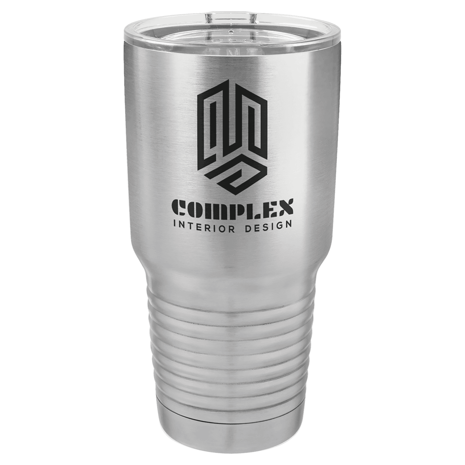 Stainless Steel 30 oz. Polar Camel Ringneck Tumbler with Clear Lid