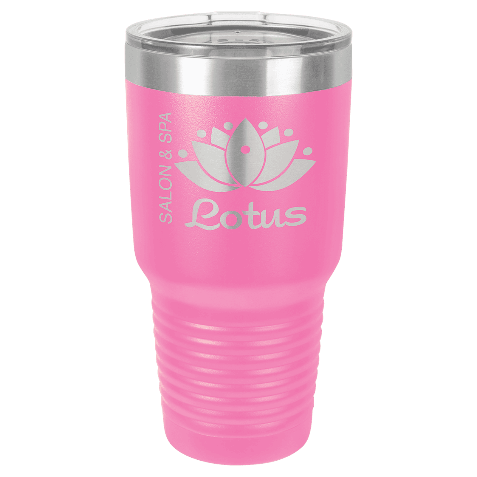 Pink 30 oz. Polar Camel Ringneck Tumbler with Clear Lid