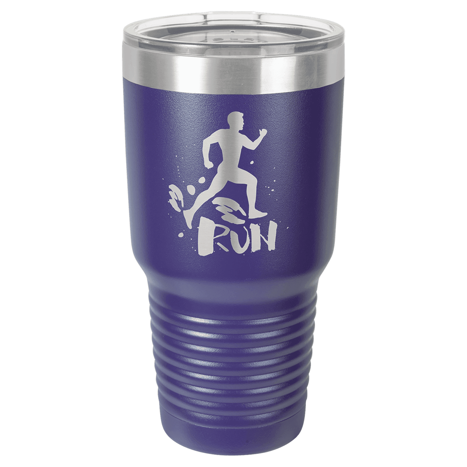 Purple 30 oz. Polar Camel Ringneck Tumbler with Clear Lid