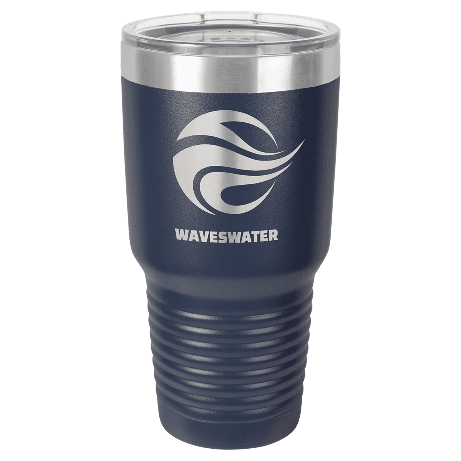 Navy Blue 30 oz. Polar Camel Ringneck Tumbler with Clear Lid