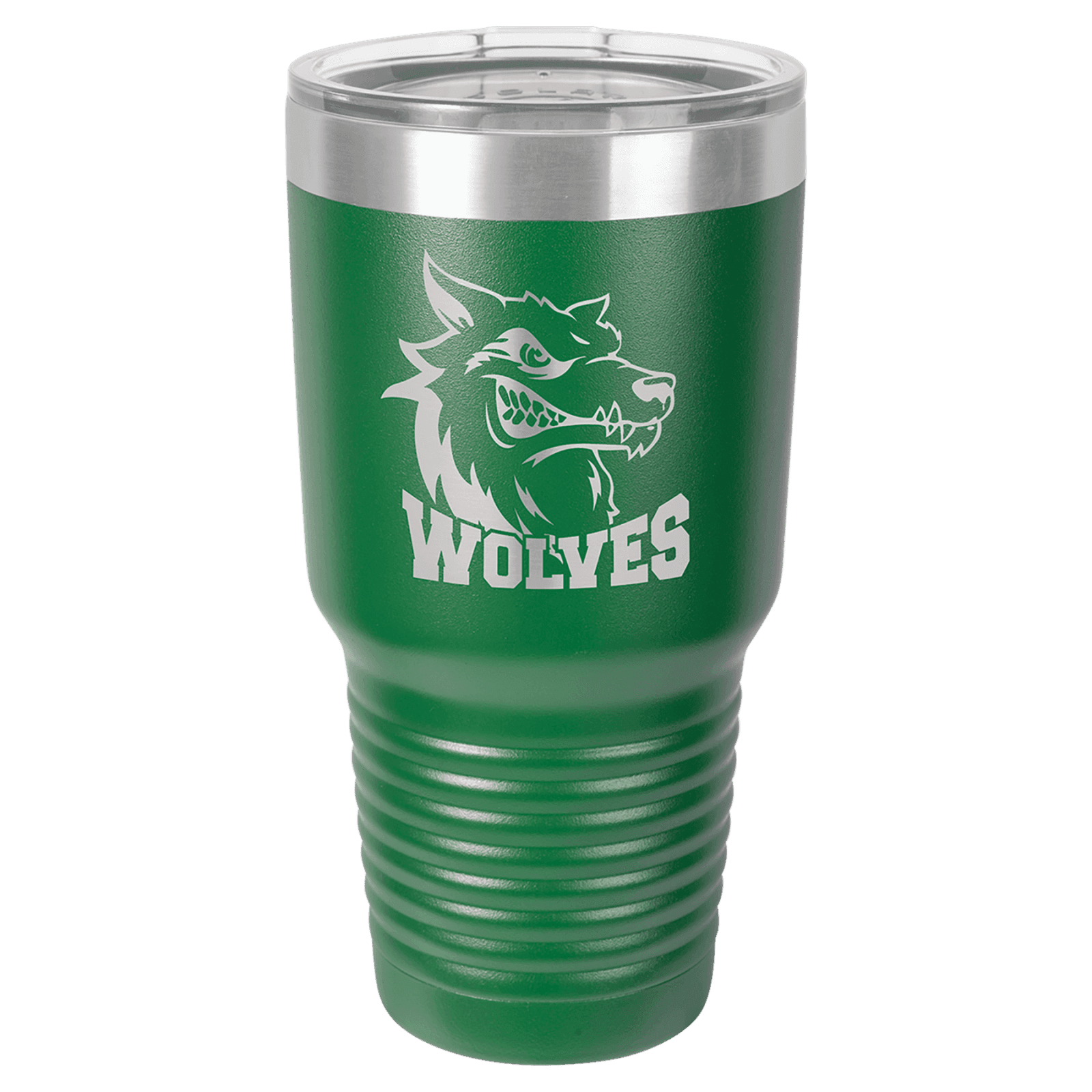 Green 30 oz. Polar Camel Ringneck Tumbler with Clear Lid