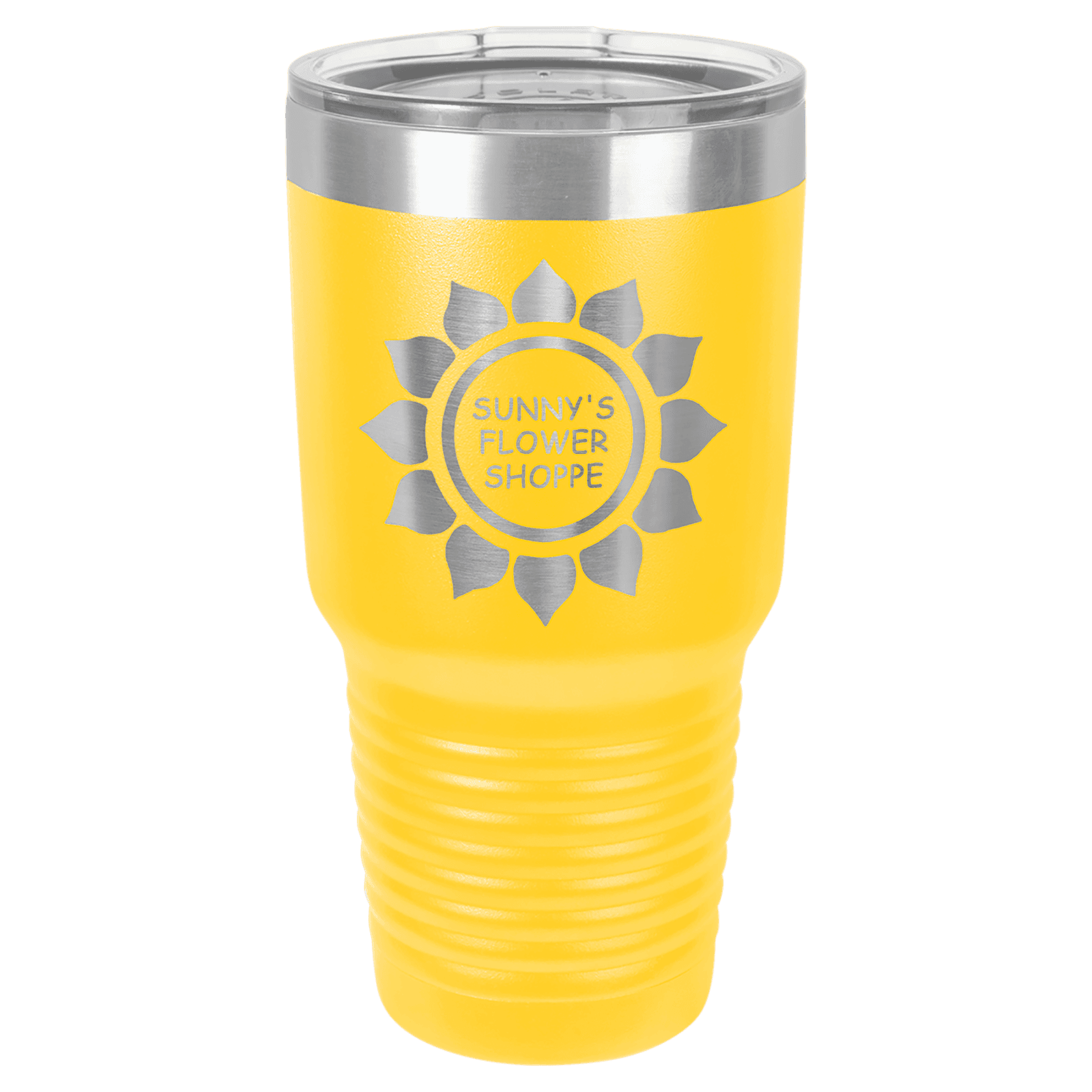 Yellow 30 oz. Polar Camel Ringneck Tumbler with Clear Lid