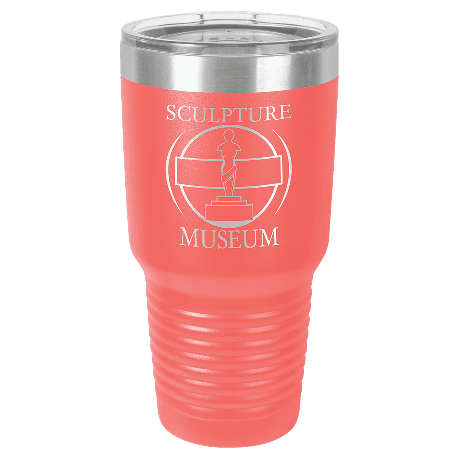 Coral 30 oz. Polar Camel Ringneck Tumbler with Clear Lid