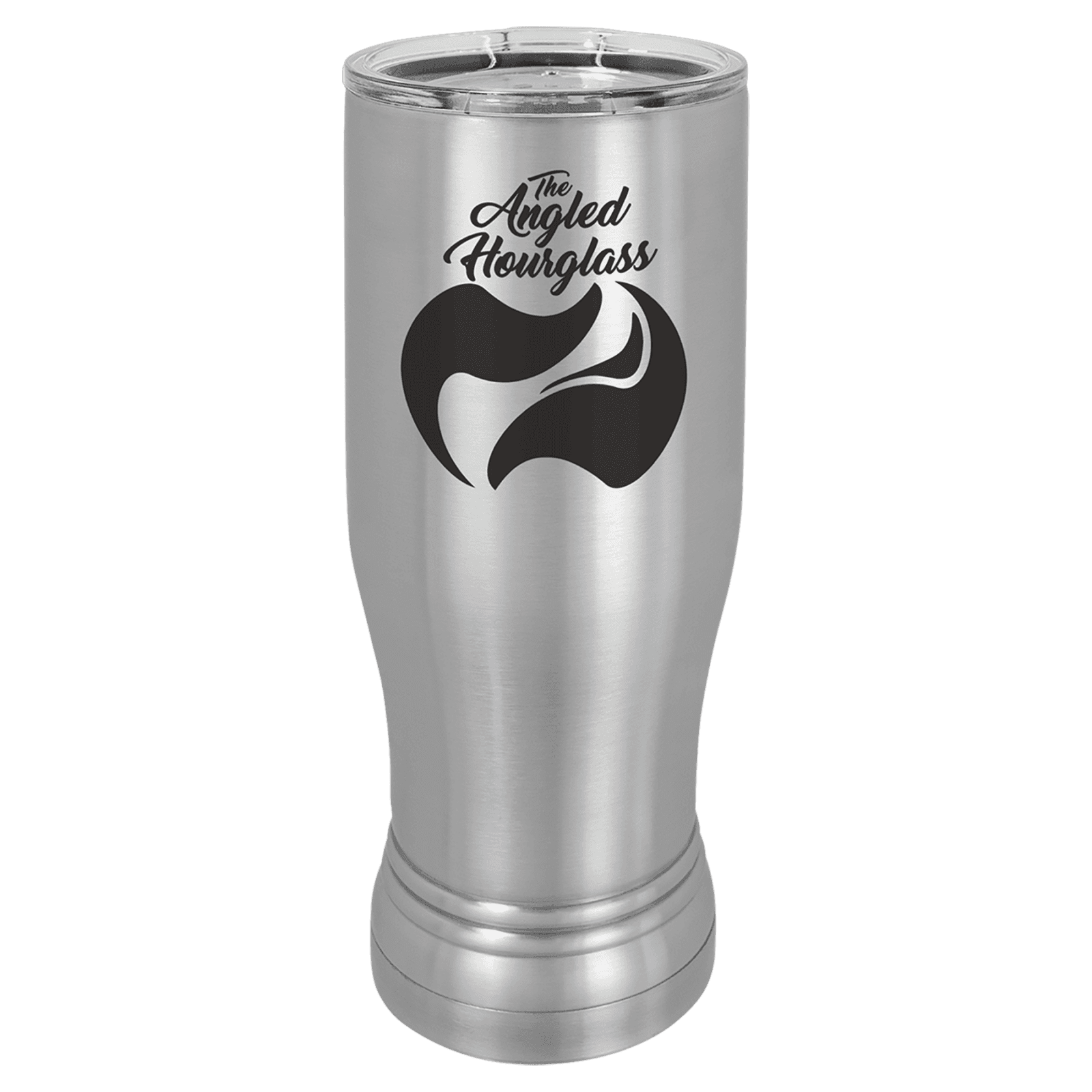 Stainless Steel 14 oz. Polar Camel Pilsner Tumbler with Clear Lid