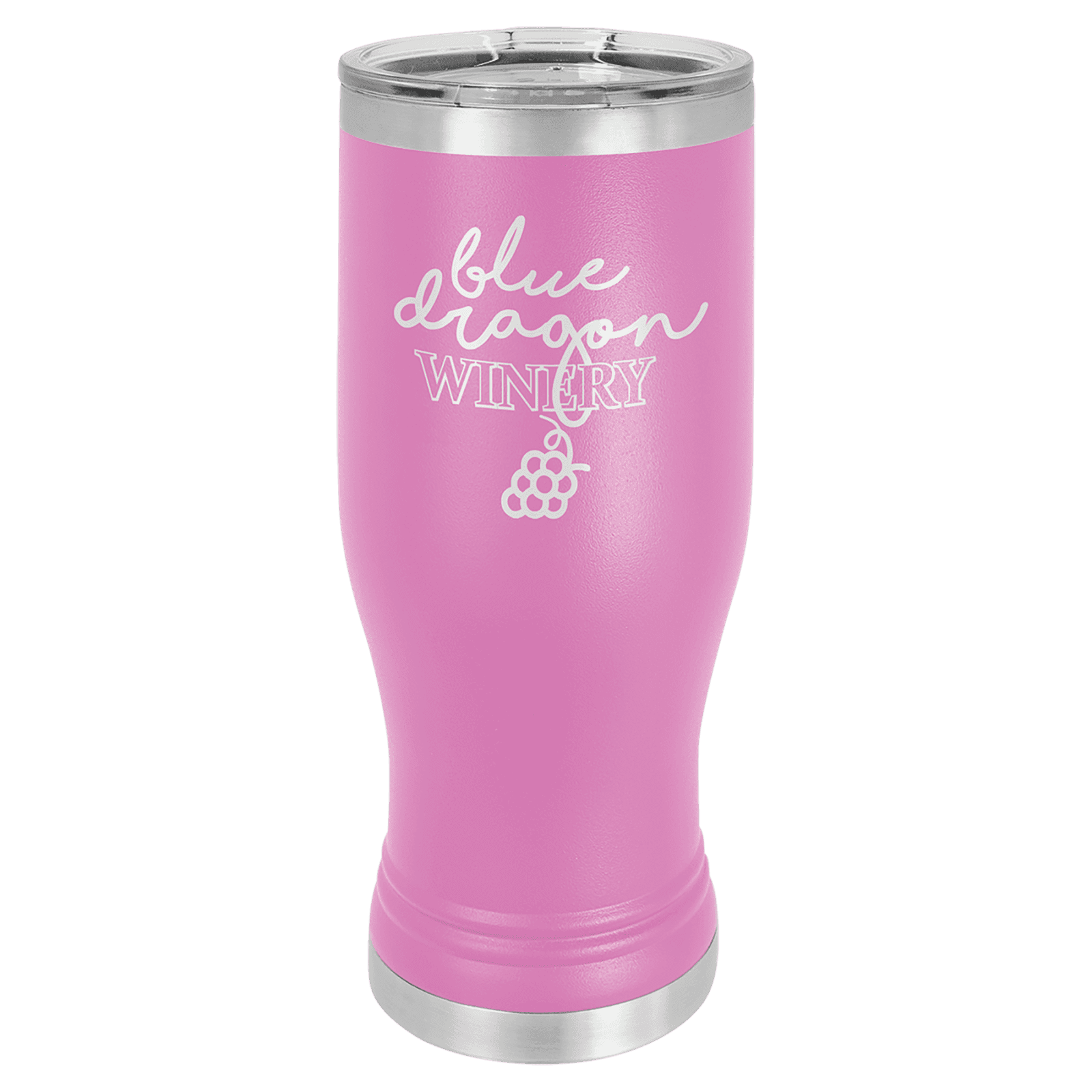 Light Purple 20 oz. Polar Camel Pilsner Tumbler with Clear Lid
